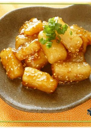 お店の味を再現♪長芋の甘辛ゴマがらめ＊-レシピのメイン写真