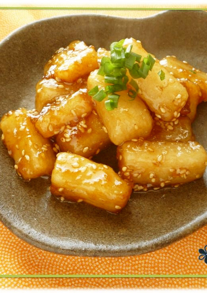 お店の味を再現♪長芋の甘辛ゴマがらめ＊-レシピのメイン写真