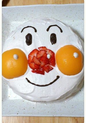 初心者でも出来る♪アンパンマンケーキ-レシピのメイン写真