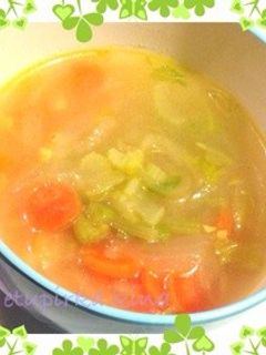 ホワイトペッパーの野菜スープ-レシピのメイン写真
