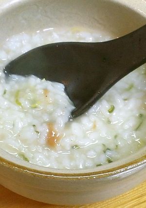 風邪引きさんに!滋養満点のお粥-レシピのメイン写真