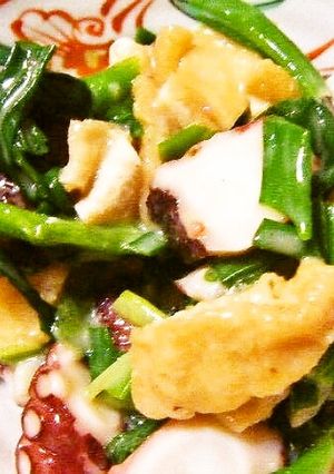 大好きな白味噌の、わけぎとたこの酢の物-レシピのメイン写真