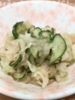 ●セロリとキュウリのおかか和え●-レシピのメイン写真
