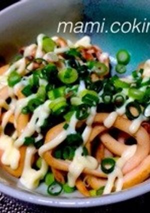簡単＆時短！イカのバタぽん炒め♪♪-レシピのメイン写真