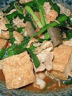 厚揚げと豚肉のキムチ炒め-レシピのメイン写真