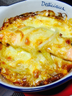 簡単!鮭のマヨチーズ焼き-レシピのメイン写真
