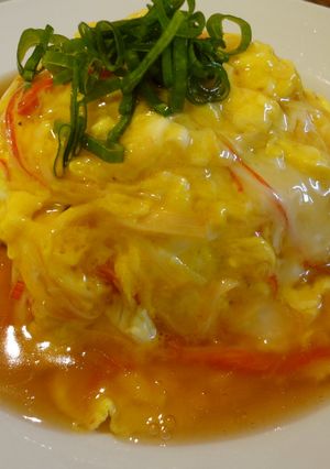 炊き込み玄米ごはんでトロトロ天津飯♪-レシピのメイン写真