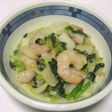 プリプリエビと白菜の中華塩炒め煮