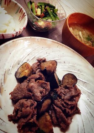 茄子と牛肉のシソ炒め☆サッパリ夏メニュー-レシピのメイン写真
