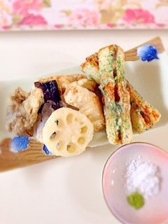 ちくわ納豆の磯辺揚げ♡-レシピのメイン写真