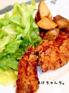 鶏肉みたいなメカジキの唐揚げ♡-レシピのメイン写真