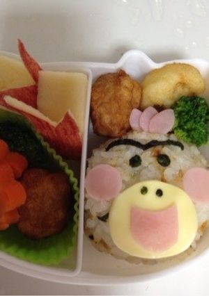キャラ弁 はなかっぱ-レシピのメイン写真