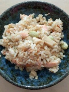 筍と焼き鮭の混ぜご飯-レシピのメイン写真