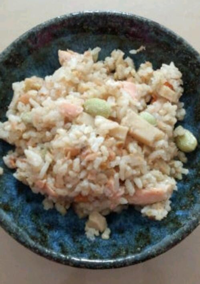 筍と焼き鮭の混ぜご飯-レシピのメイン写真
