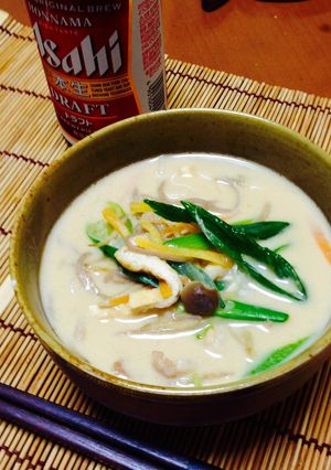 豚バラで♬酒粕蕎麦-レシピのメイン写真