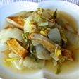 白菜とじゃこ天の蒸し煮
