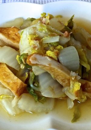 白菜とじゃこ天の蒸し煮-レシピのメイン写真