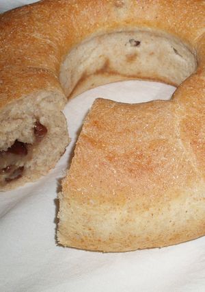 おまめたっぷり！全粒粉のわっかパン-レシピのメイン写真