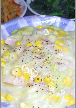 絶対子供が好きな味！白菜のクリーム煮だ！-レシピのメイン写真