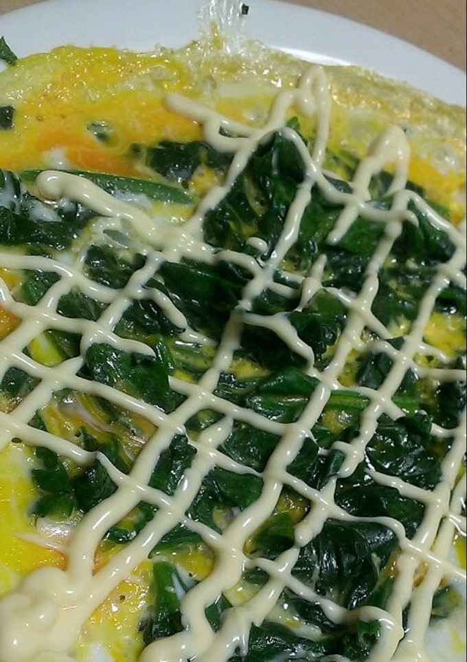 簡単！ほうれん草の玉子とじ-レシピのメイン写真