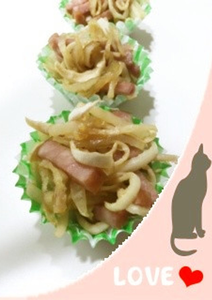 切干大根のすき焼き：冷凍お弁当野菜おかず-レシピのメイン写真
