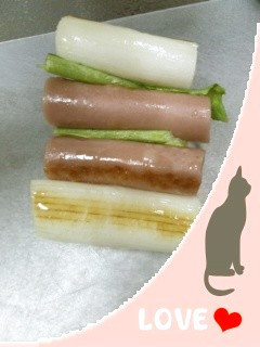 節約弁当。魚肉ソーねぎま-レシピのメイン写真