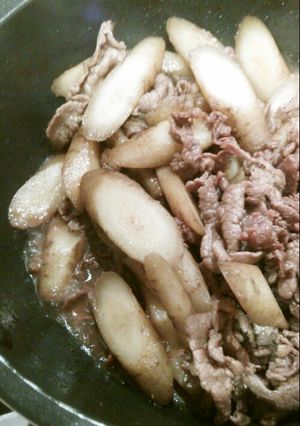 ㋩新ごぼうと牛肉の甘辛煮-レシピのメイン写真