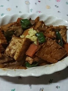 生揚げの味噌炒め-レシピのメイン写真