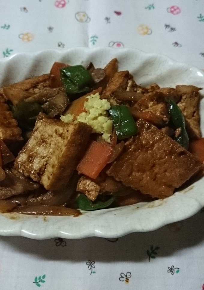 生揚げの味噌炒め-レシピのメイン写真