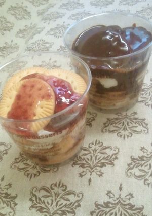 水切りヨーグルトdeビスケットケーキ-レシピのメイン写真