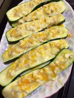 レンジで簡単ズッキーニのツナチーズ-レシピのメイン写真