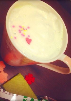 ふわふわ抹茶ソイバニラミルク♡-レシピのメイン写真