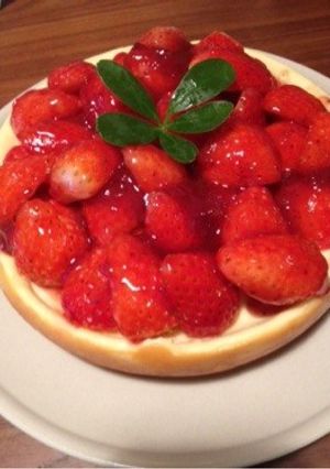 炊飯器で作るいちごのチーズケーキタルト-レシピのメイン写真