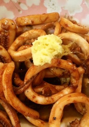 超カンタン！イカの生姜焼き-レシピのメイン写真