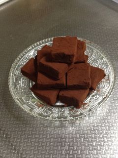 滑らか生チョコレート-レシピのメイン写真