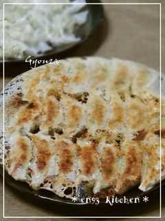 *簡単美味しい♡羽根つき手作り餃子*-レシピのメイン写真