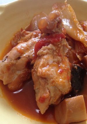 トロトロチキン(手羽元)のトマト煮込み-レシピのメイン写真