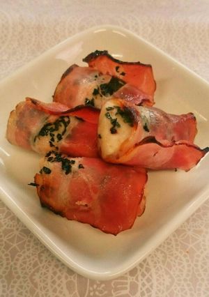 ささみのベーコン巻き♪バジル風味-レシピのメイン写真
