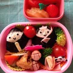 キャラ弁 ＊ひな祭り＊-レシピのメイン写真
