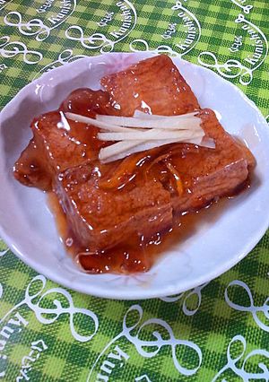簡単厚揚げのおつまみ♪-レシピのメイン写真