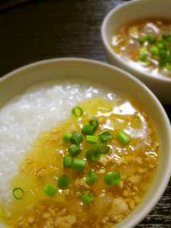 じんわり生姜の☆鶏そぼろ和風お粥あん-レシピのメイン写真