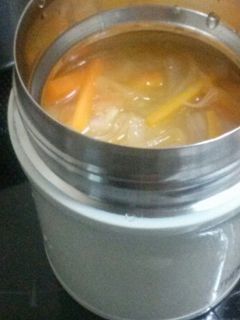 【スープジャー】簡単玉ねぎスープ-レシピのメイン写真