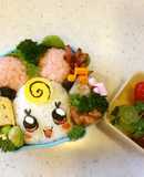 ハピネスプリキュアの妖精リボンのキャラ弁