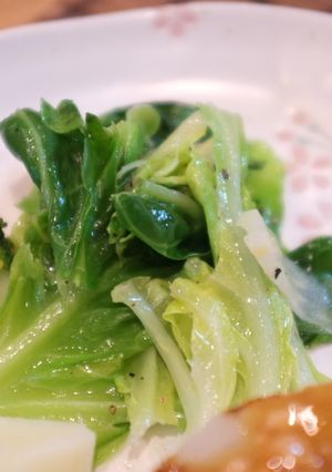 春キャベツのフライパン蒸し-レシピのメイン写真