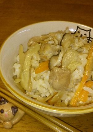 我が家のかしわご飯-レシピのメイン写真