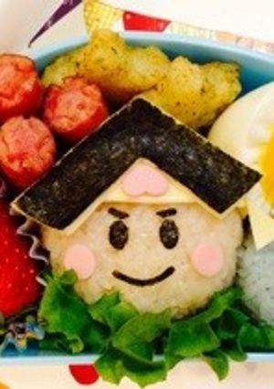 桃太郎＆青鬼弁当…♩-レシピのメイン写真