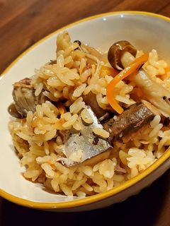 鯖缶で絶品炊き込みご飯-レシピのメイン写真