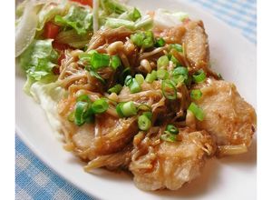 鶏むね肉のえのきソース絡め（バター醤油）-レシピのメイン写真