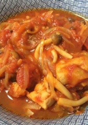 鶏肉のトマト煮-レシピのメイン写真