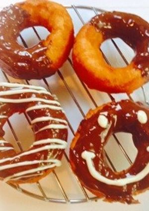 ホットケーキミックスでドーナツ-レシピのメイン写真